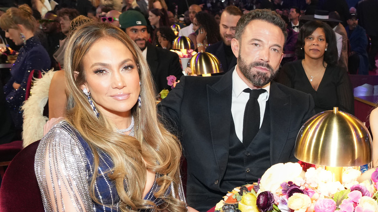 Ben Affleck and Jennifer Lopez at the 2023 Grammy Awards.