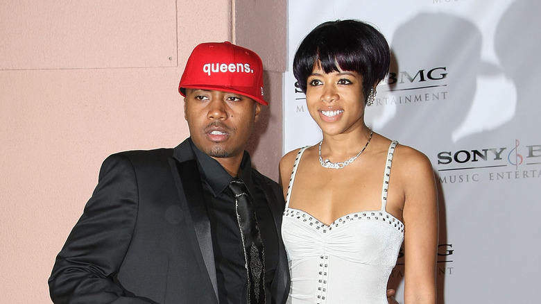 Kelis and Nas smiling