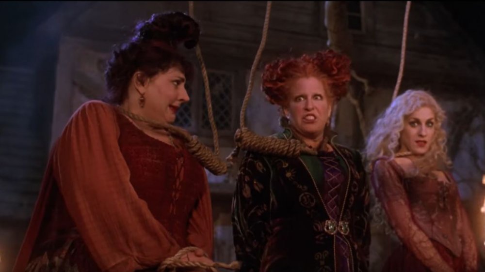 The Sanderson sisters in Hocus Pocus