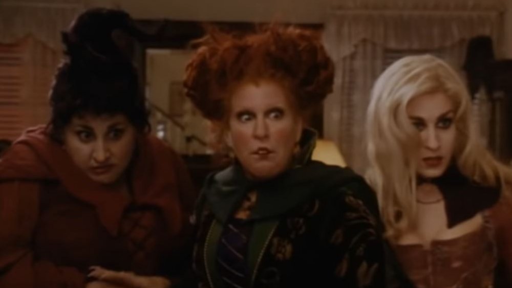 The Sanderson sisters in Hocus Pocus