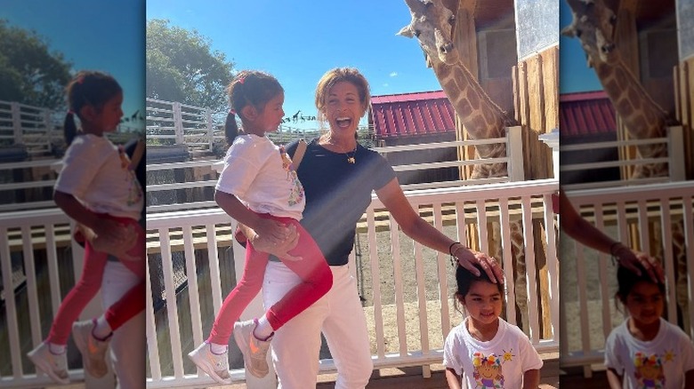 Hoda Kotb with her children