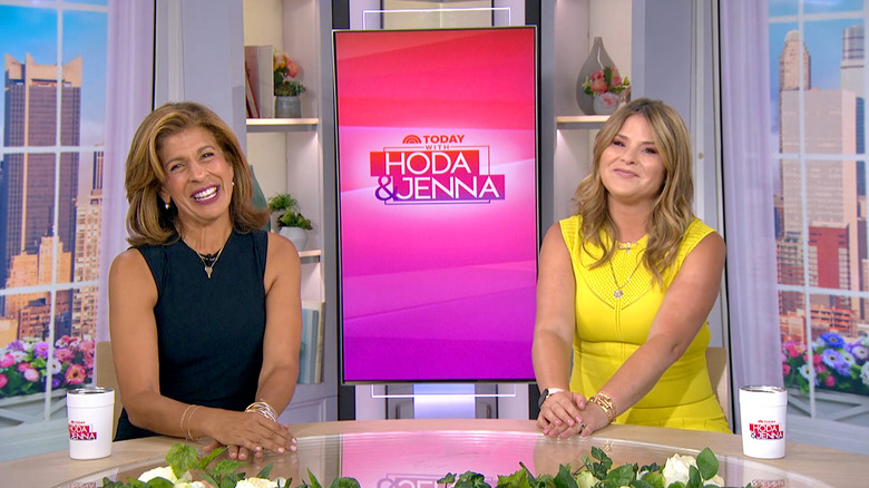 Hoda Kotb and Jenna Bush Hager filming together