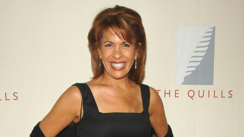 Hoda Kotb posing on the red carpet