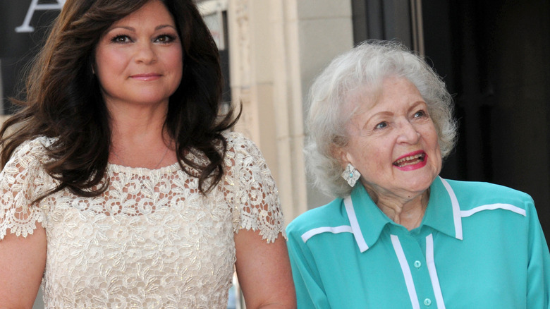 Betty White and Valerie Bertinelli in 2012 