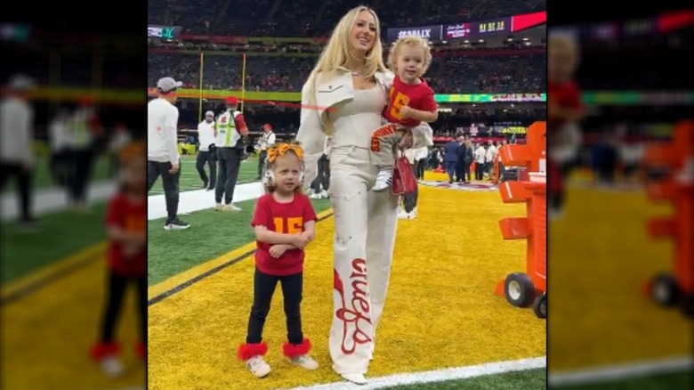 Brittany Mahomes at the Super Bowl