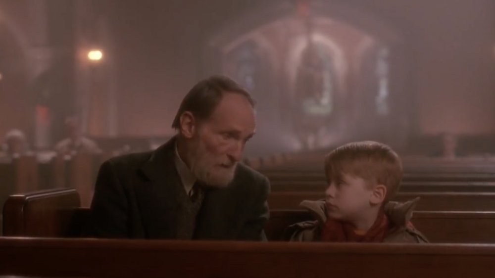 Old Man Marley and Kevin in Home Alone