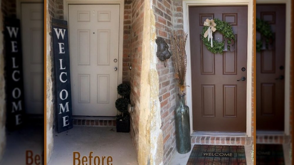 Front door makeover