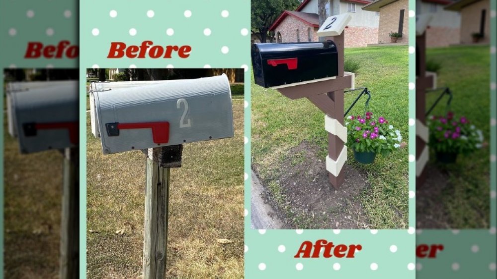 Mailbox makeover