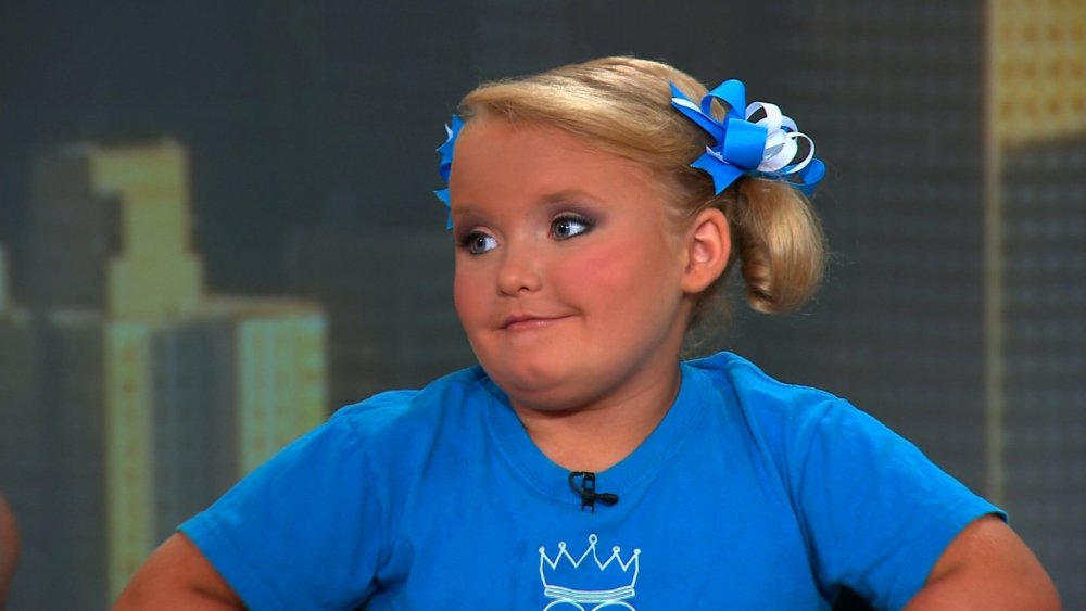 Alana "Honey Boo Boo" Thompson in an interview