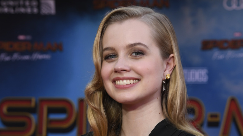 Angourie Rice smiling at event 