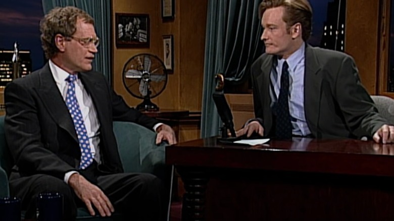 David Letterman and Conan O'Brien interview