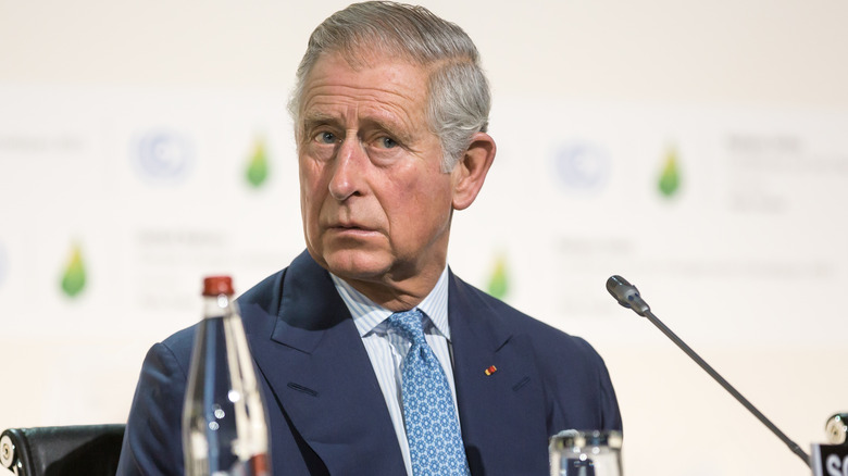 Prince Charles photographed at an event