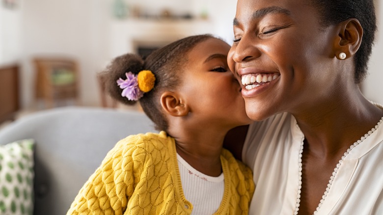 Happy mother and child