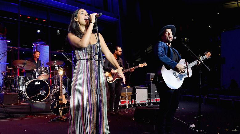 Abner and Amanda Ramirez performing 