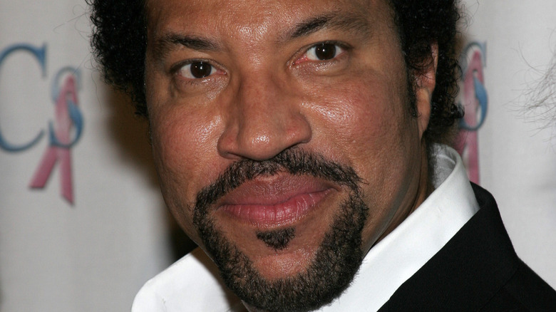 Lionel Richie with curly hair