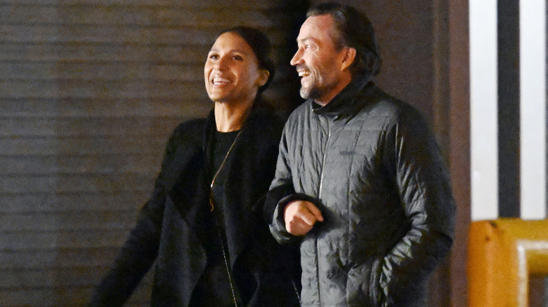 Andrew Shue and Marilee Fiebig smiling