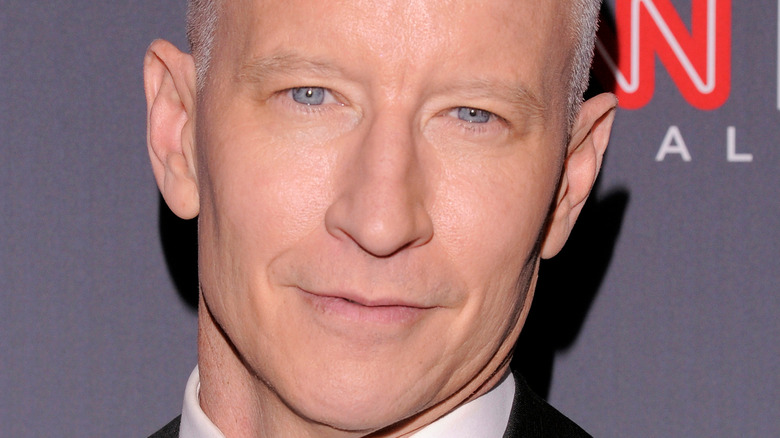 close up of Anderson Cooper