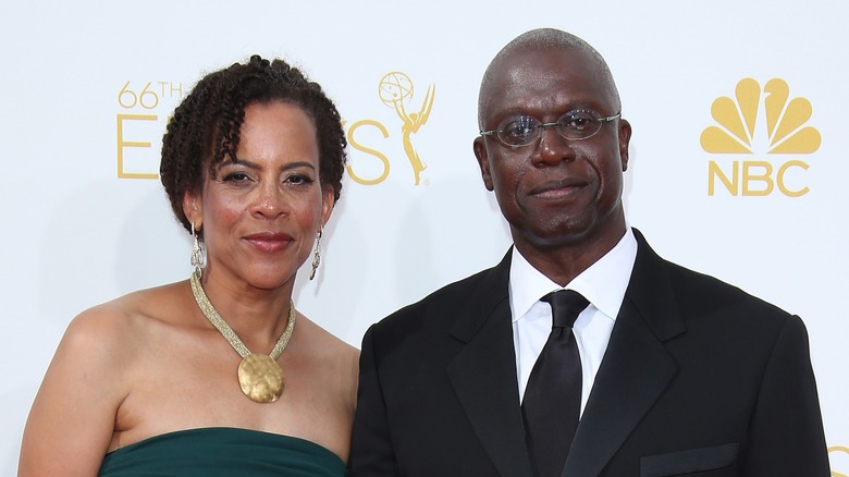 Ami Brabson and Andre Braugher smiling