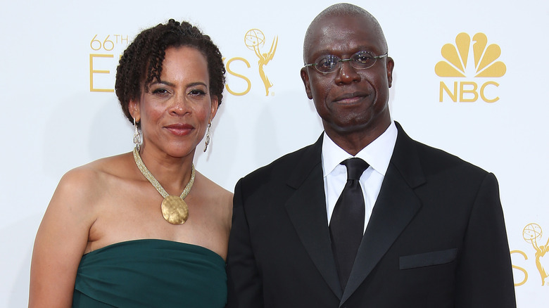 Ami Brabson and Andre Braugher posing together