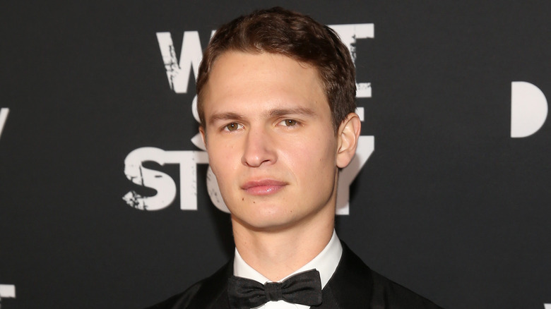 Ansel Elgort at the West Side Story premiere 