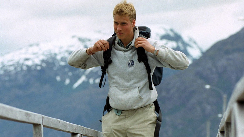 Prince William as a teenager 