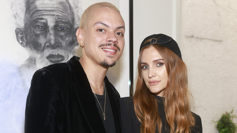 Evan Ross and Ashlee Simpson attend Church Boutique Celebrates Good Friday