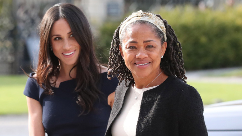 Meghan Markle and her mother, Doria Ragland