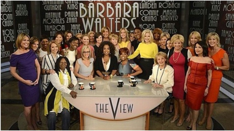 Barbara Walters final episode of The View in 2014.