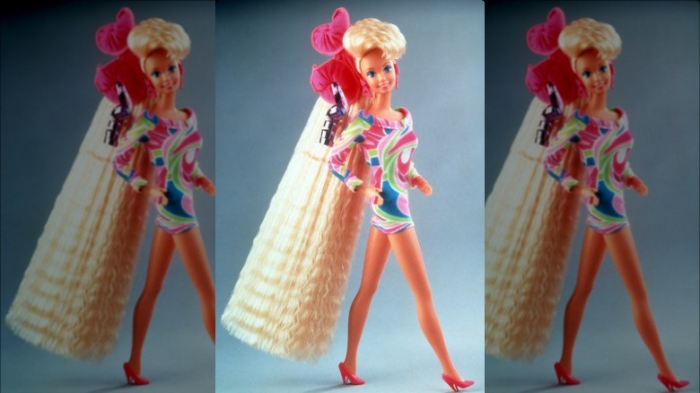 Totally Hair Barbie posed