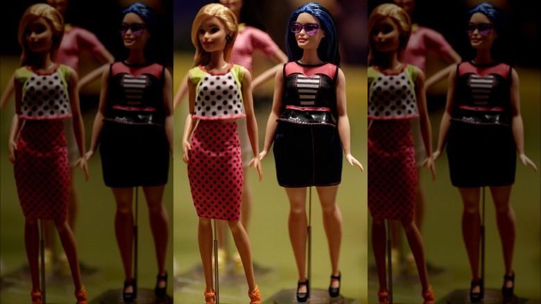 original and curvy Barbie