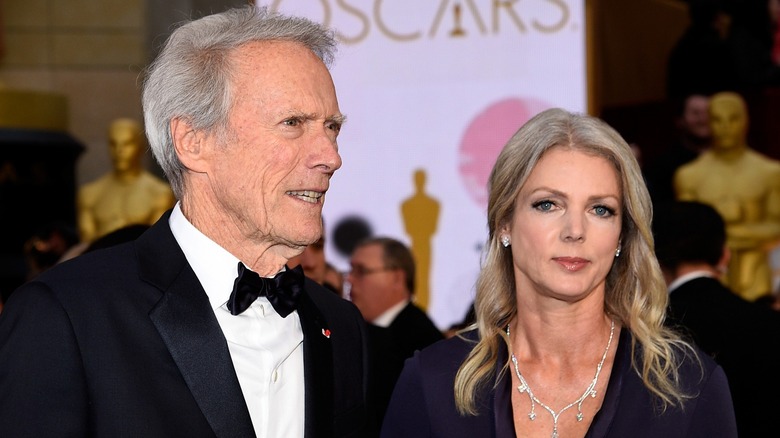 Clint Eastwood and Christina Sandera together