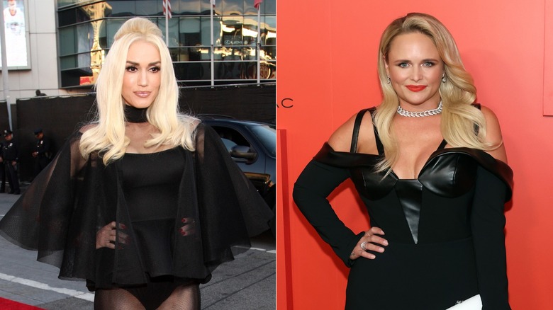 A split image of Gwen Stefani and Miranda Lambert