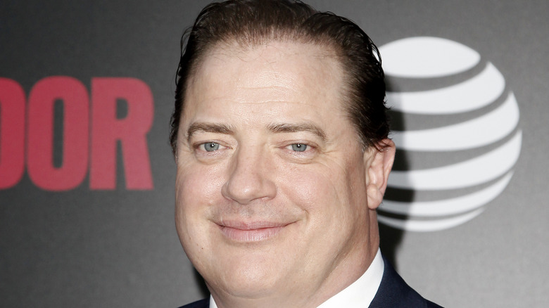 Brendan Fraser smiling