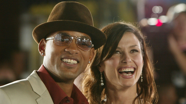 Will Smith and Bridget Moynahan laughing