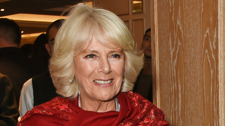 Camilla Parker Bowles smiling 