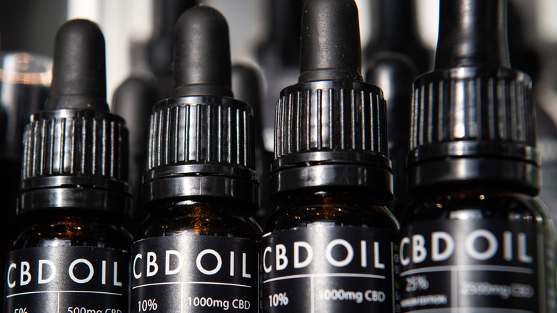 Vials of CBD Oil