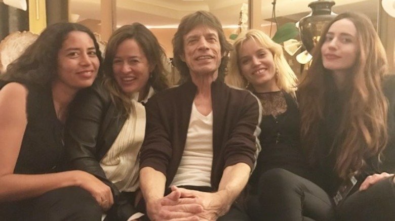 Mick Jagger and daughter Georgia Jagger