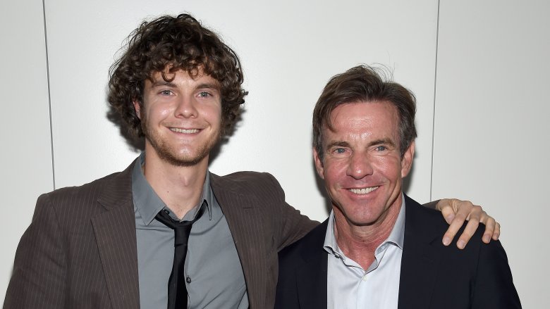 Jack Quaid and his dad Dennis Quaid