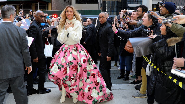 Celine Dion in haute couture