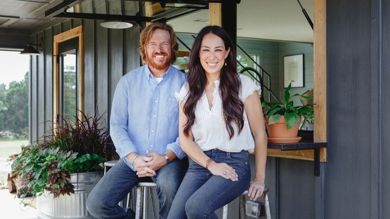 Chip and Joanna Gaines smiling