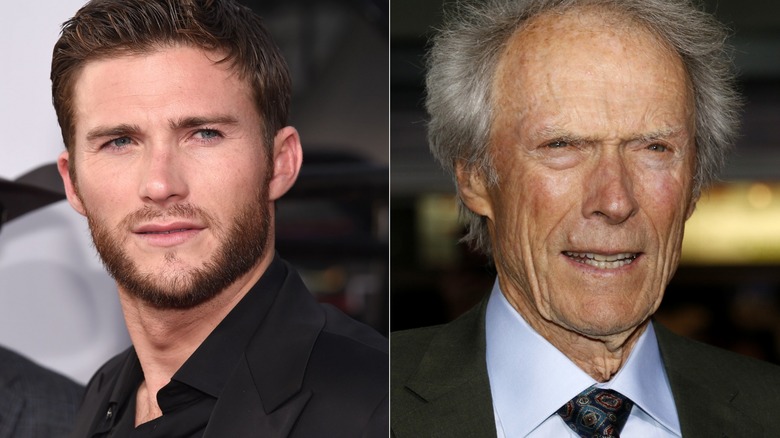 Left: Scott Eastwood, Right: Clint Eastwood