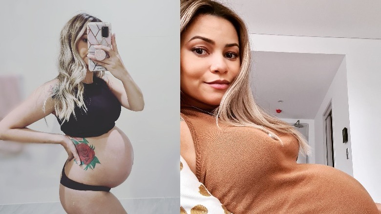 Dani Soares shows off her pregnancy on Instagram