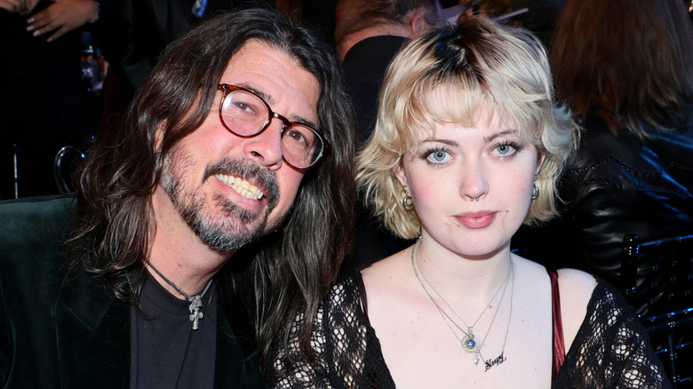 Dave Grohl and Violet Grohl attends the 37th Annual Rock & Roll Hall of Fame Induction Ceremony