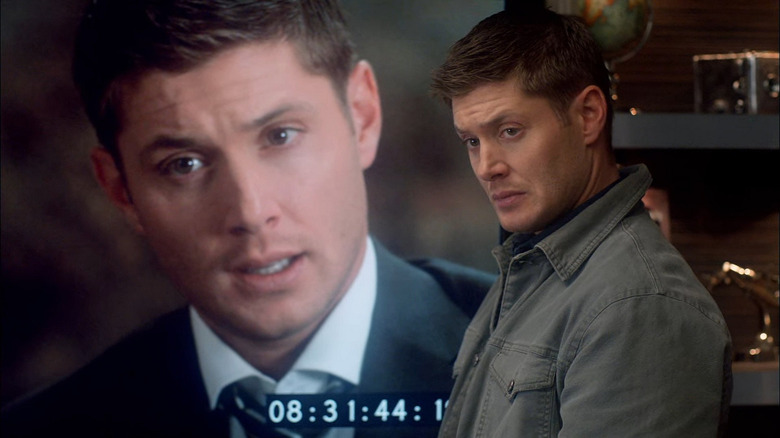 Jensen Ackles looking horrified