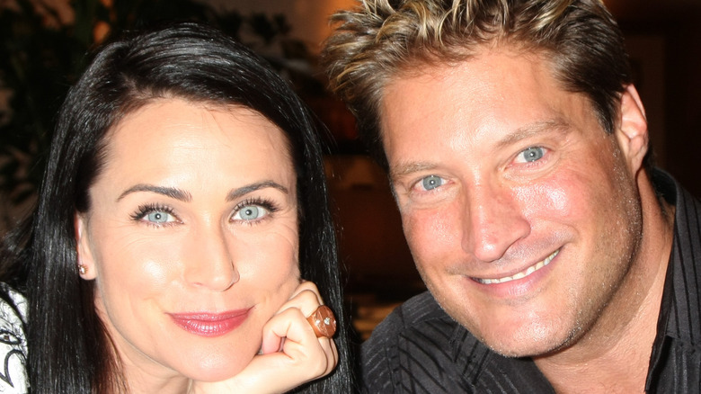 Rena Sofer Sean Kanan smiling