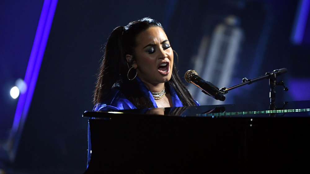 Demi Lovato performing