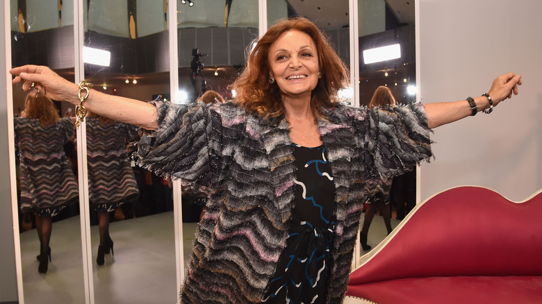 Diane von Furstenberg at an event 