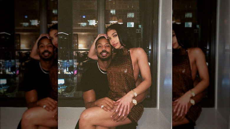 lori harvey with michael b jordan