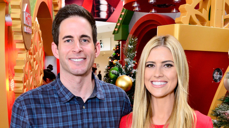 Tarek El Moussa and Christina Hall smiling