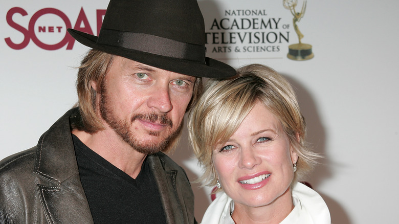 Mary Beth Evans and Stephen Nichols on the red carpet. 